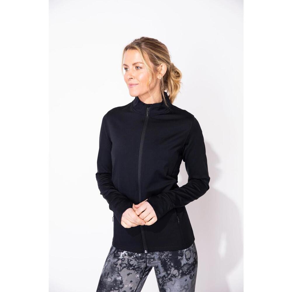 On the Move Solid Full Zip Jacket